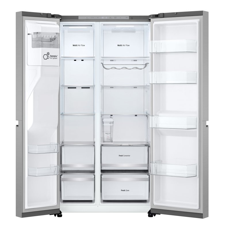 Thumbnail 3 de LG Side By Side Serie 800 Frigorífico americano NoFrost 628 L inox 📺