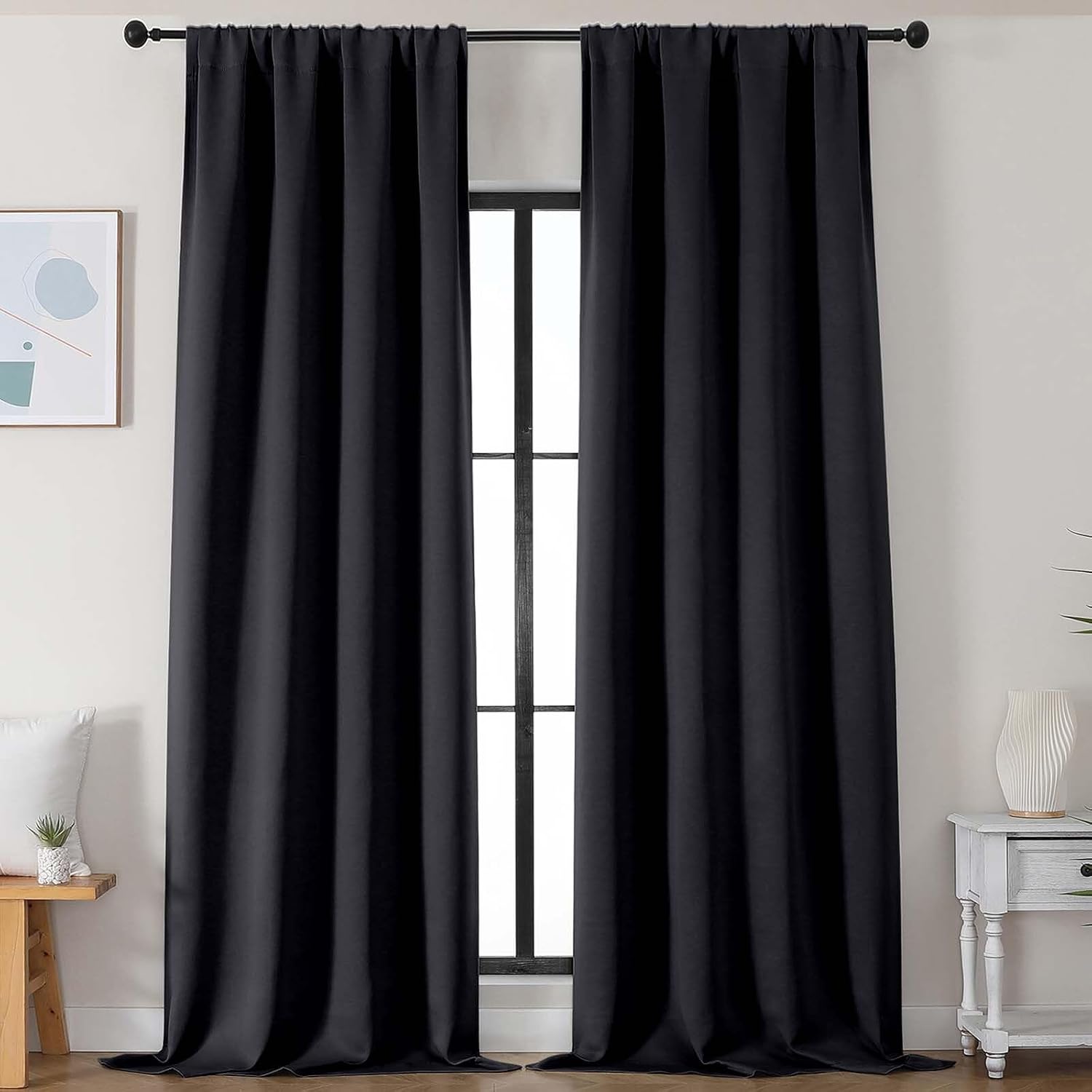 Detalle de Simplebrand Blackout Curtains, 102 Inches Long