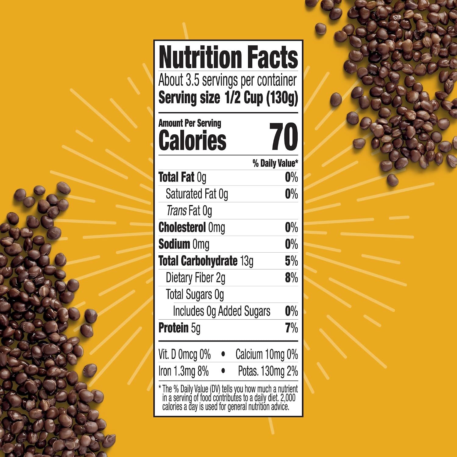 Detalle 2 de Westbrae Natural Organic Black Lentils, 12-Pack of 15 oz Cans
