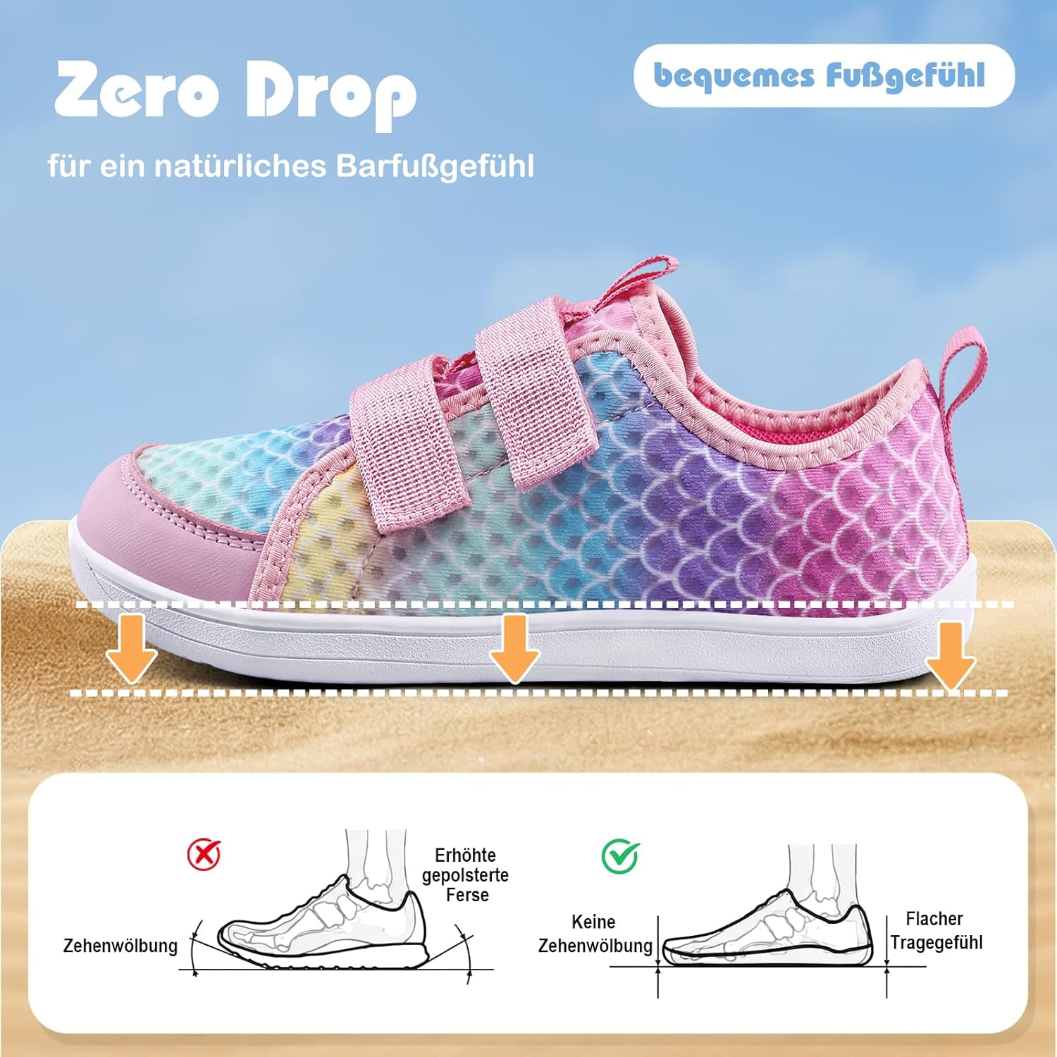 Thumbnail 3 de IceUnicorn Barfußschuhe Kinder Breite