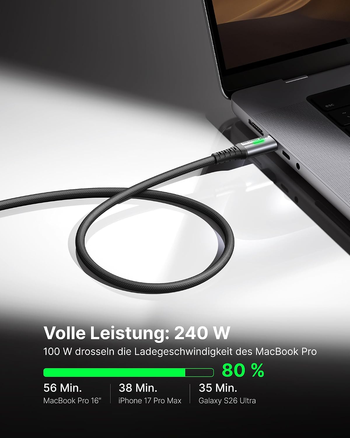 Thumbnail 1 de INIU 240W USB-C Kabel 2er Set
