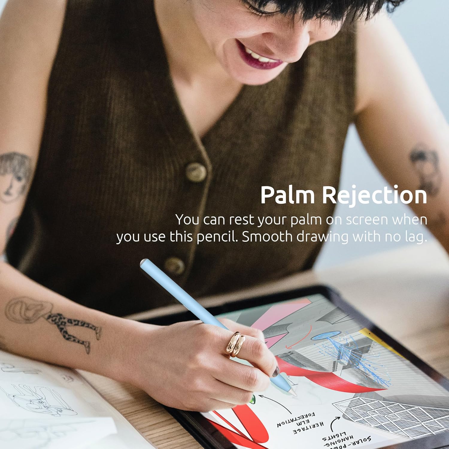 Thumbnail 5 de OASO Stylus Pen for iPad with Palm Rejection & Tilt – Broad iPad compatibility