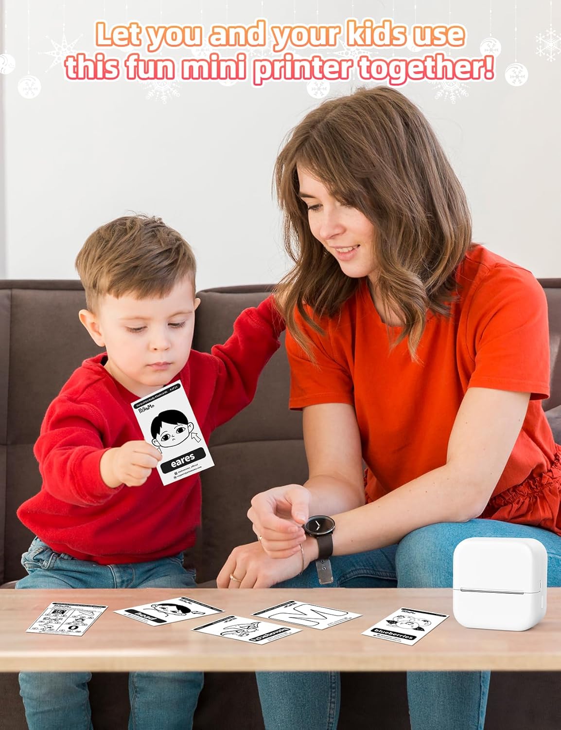 Thumbnail 5 de Memoking M02L Mini-Drucker für Smartphone – kompakter Aufkleber- und Fotodrucker