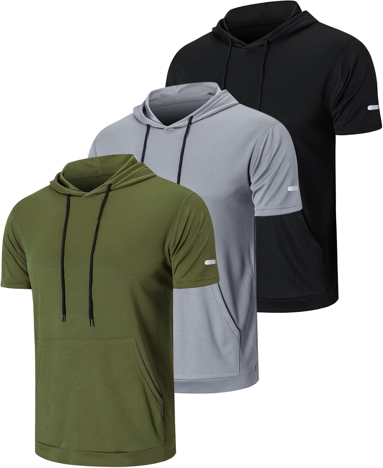 Detalle de HUAKANG 3 pièces t-shirt sport homme