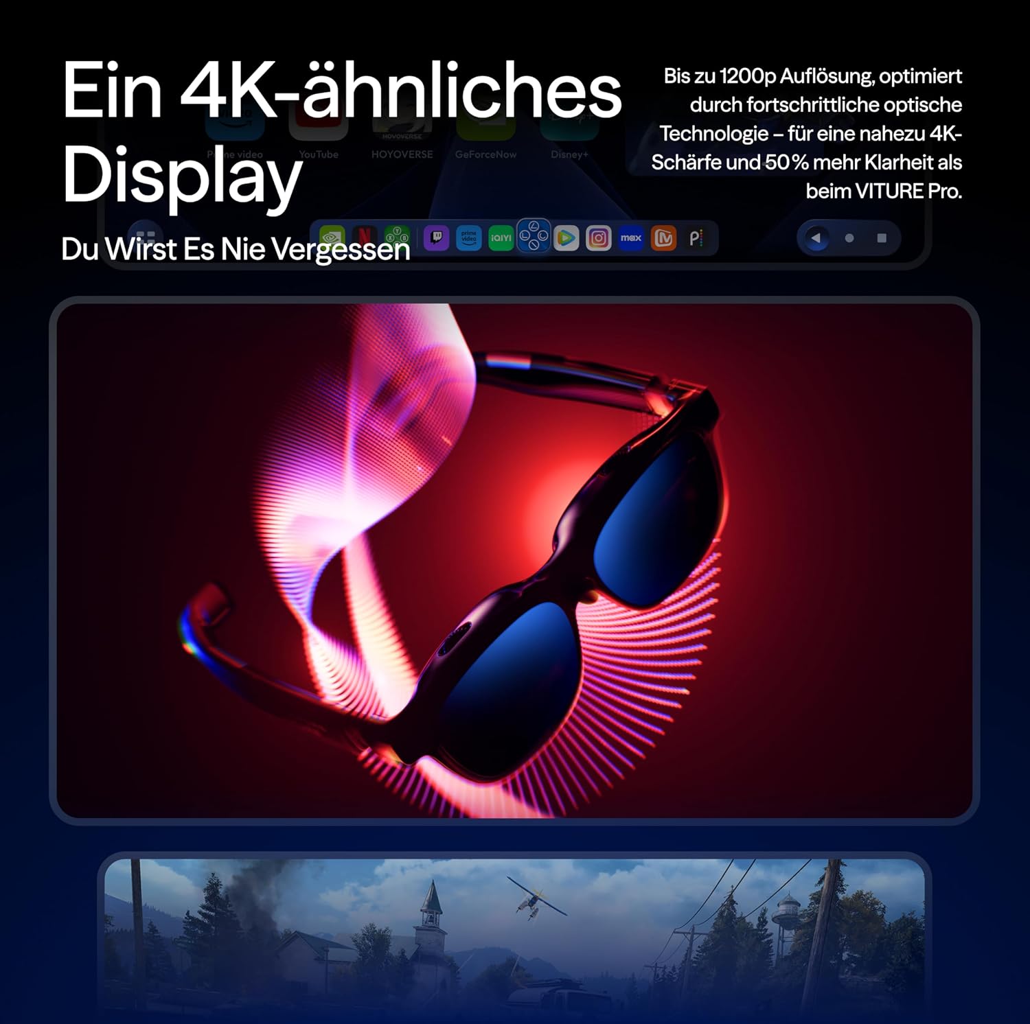 Detalle 2 de VITURE Luma Pro XR 152” 1200P Display