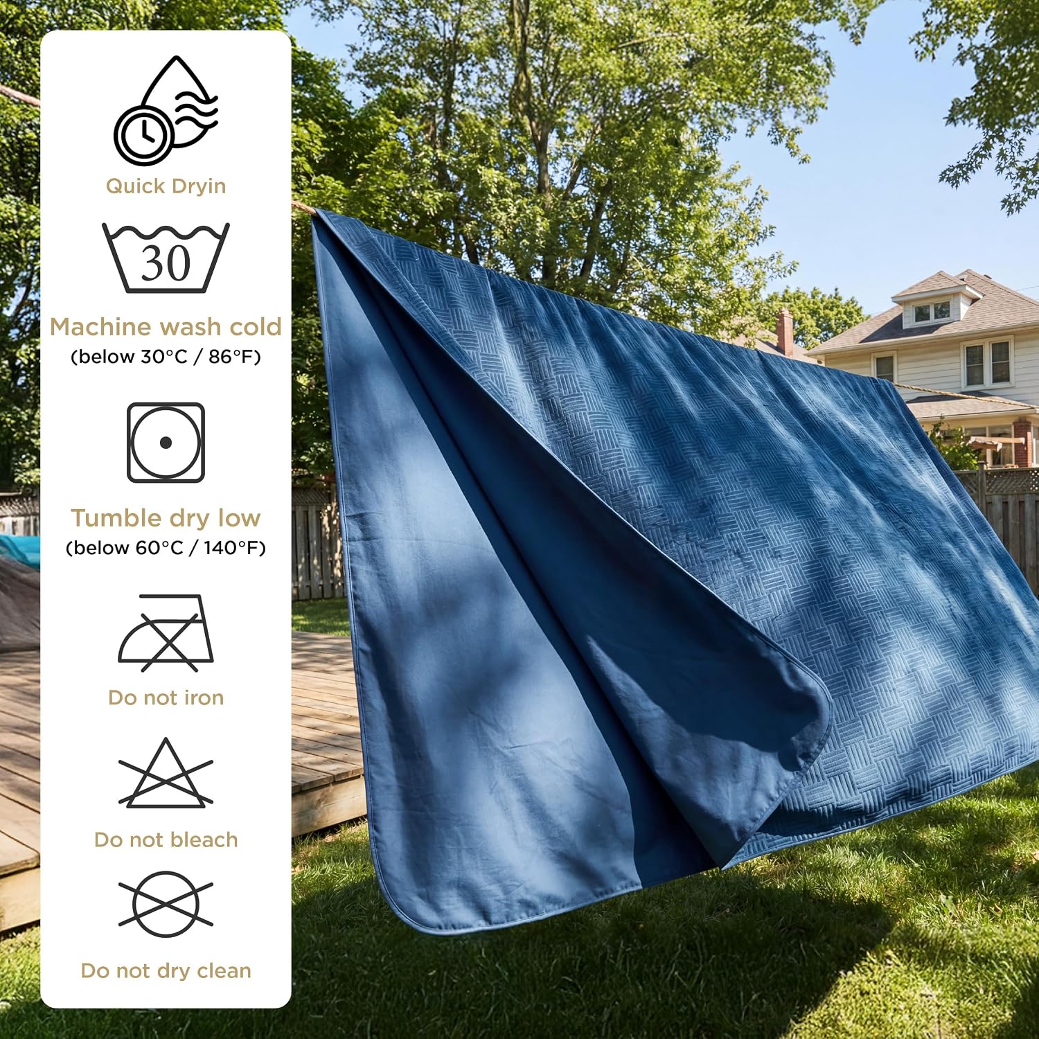 Detalle 2 de Bedsure Waterproof Couch Cover 40x50IN