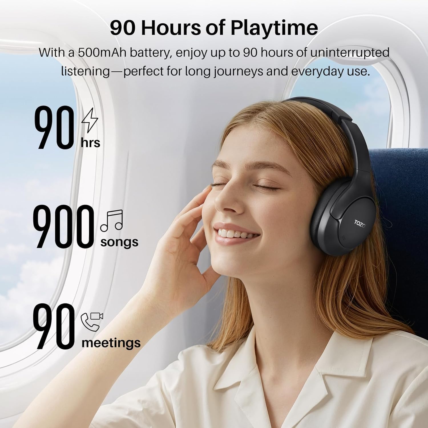 Thumbnail 5 de TOZO HT3 Noise Cancelling Headphones