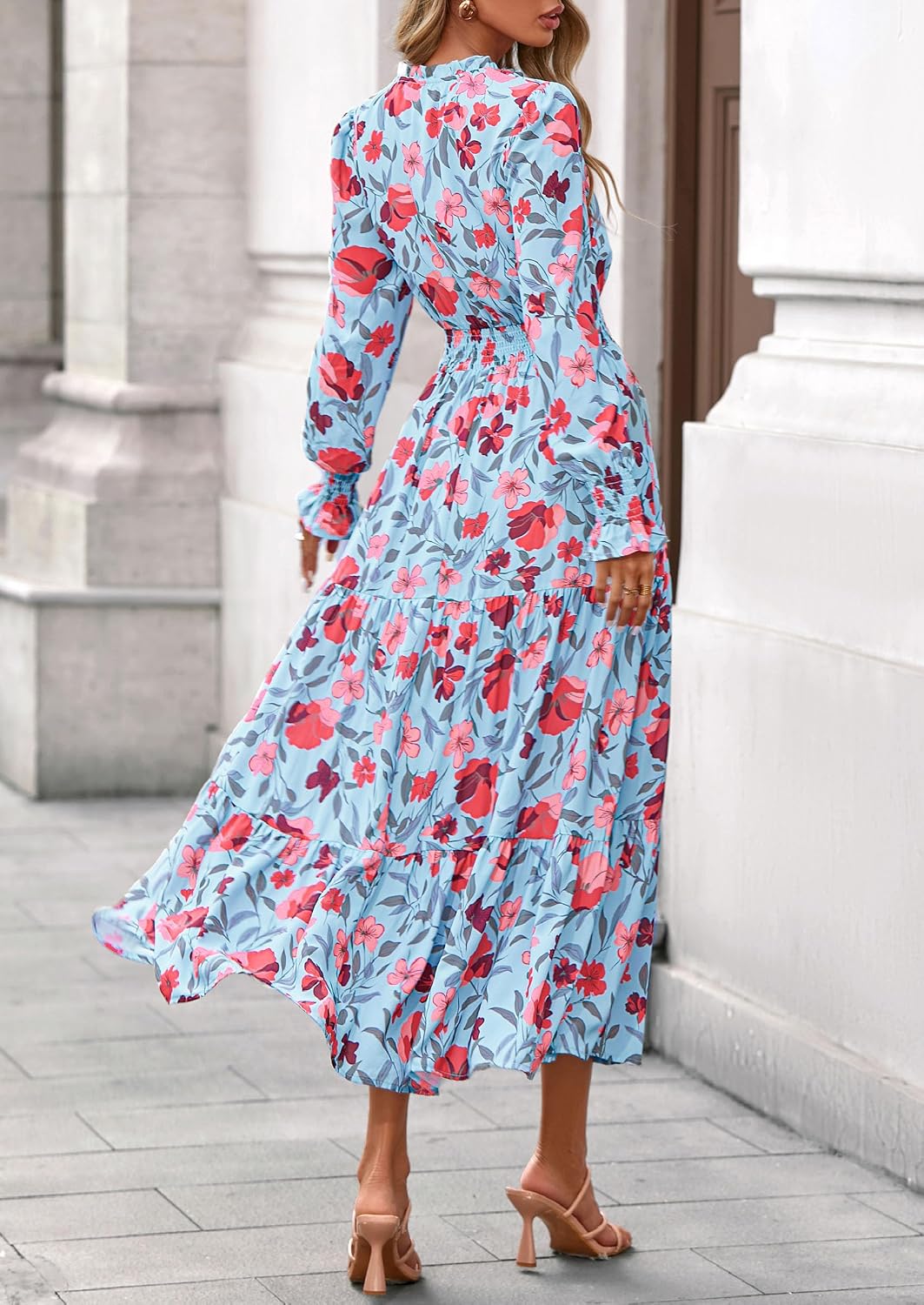 Thumbnail 5 de PRETTYGARDEN Floral Maxi Dress