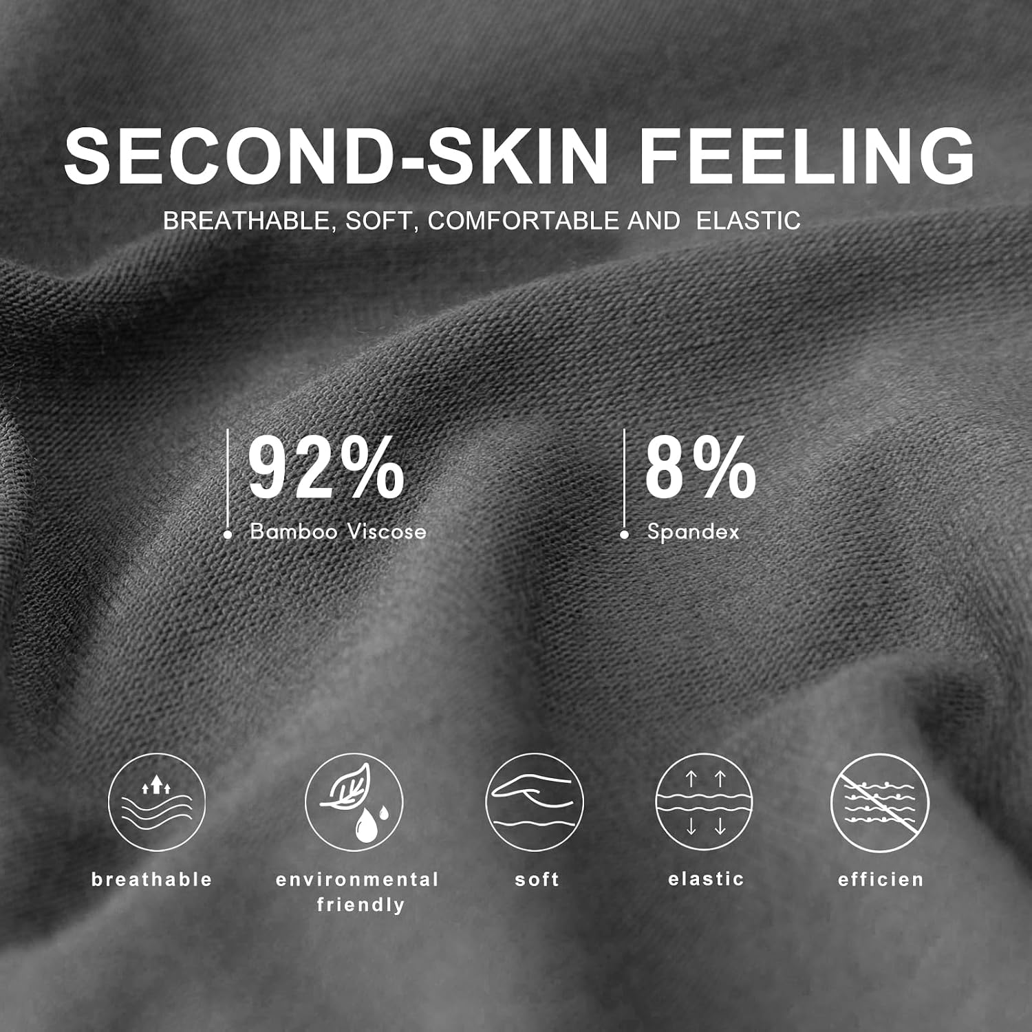 Detalle de BAMBOO COOL Men's Boxer Shorts 🩲