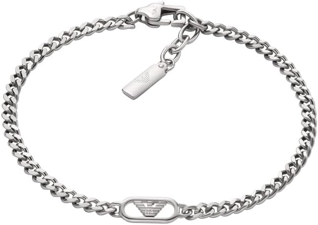 Thumbnail 6 de Emporio Armani Bracciale uomo acciaio inox moschettone