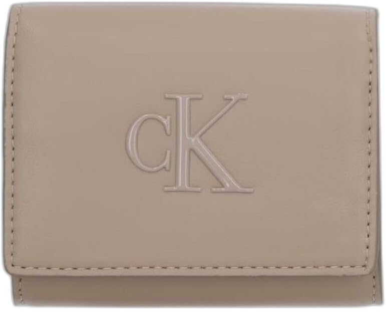 Detalle de Calvin Klein Damen Raised CK Medium Bifold LV04F1047G Geldbörse – Schwarz