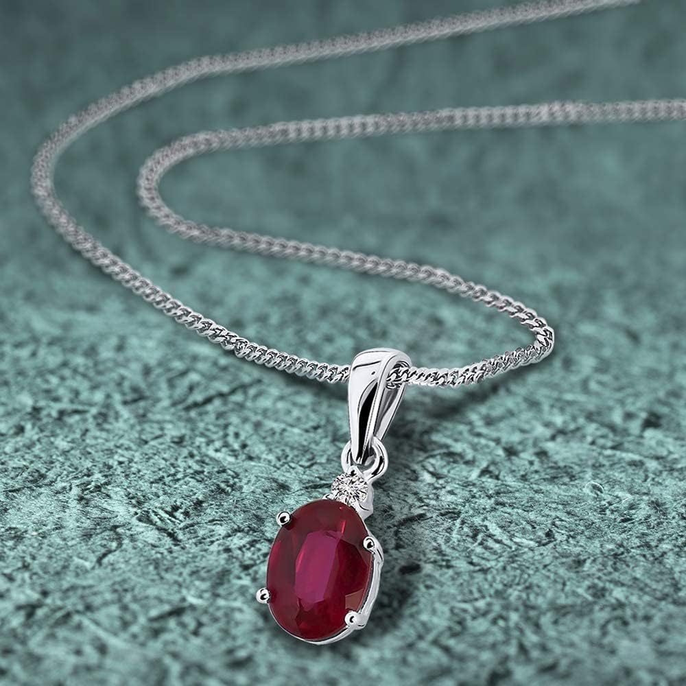Thumbnail 2 de MIORE Collier Rubis 45 cm