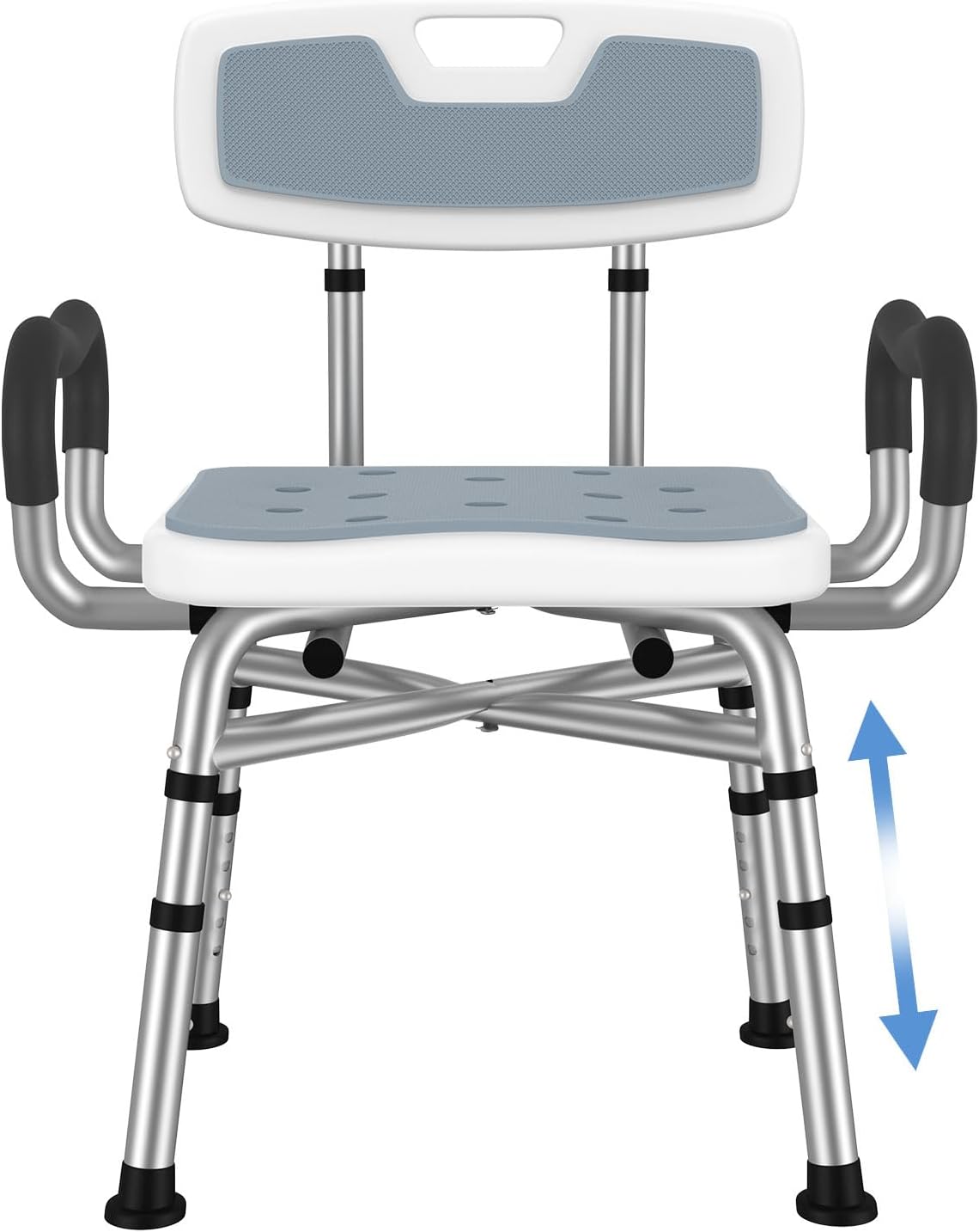 Detalle de BRITULIF Shower Chair, 550 lb Tested Capacity