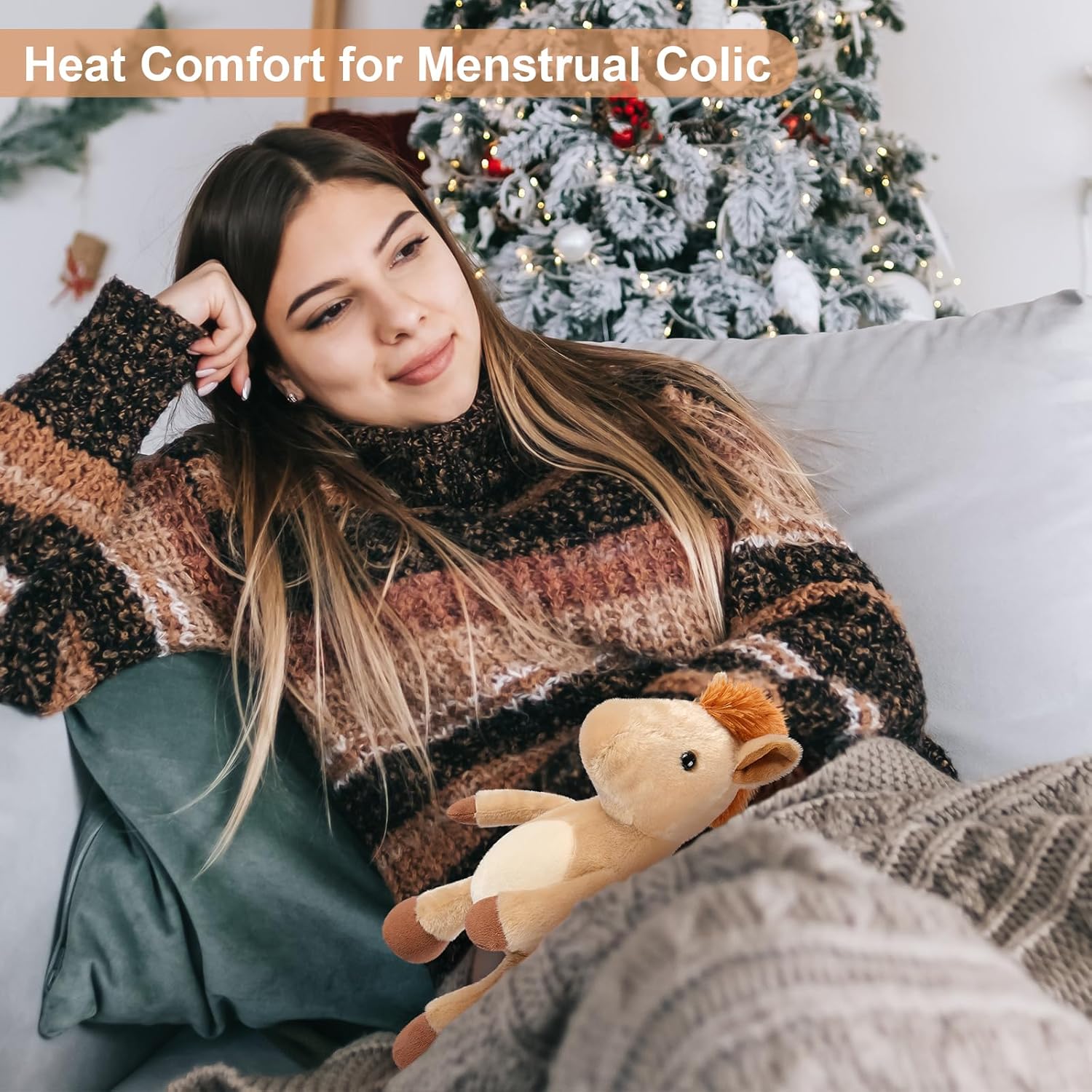 Thumbnail 3 de SuzziPals Heatable & Coolable Horses: Lavender-Soothing Plush for Comfort and Stress Relief