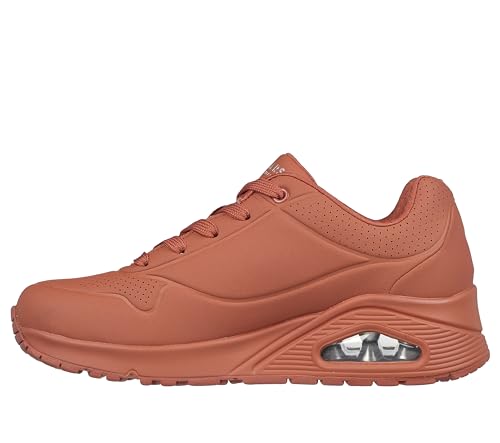 Detalle de Skechers Damen Sneaker in Orange, Größe 36 EU – Sneaker aus Synthetic Leather