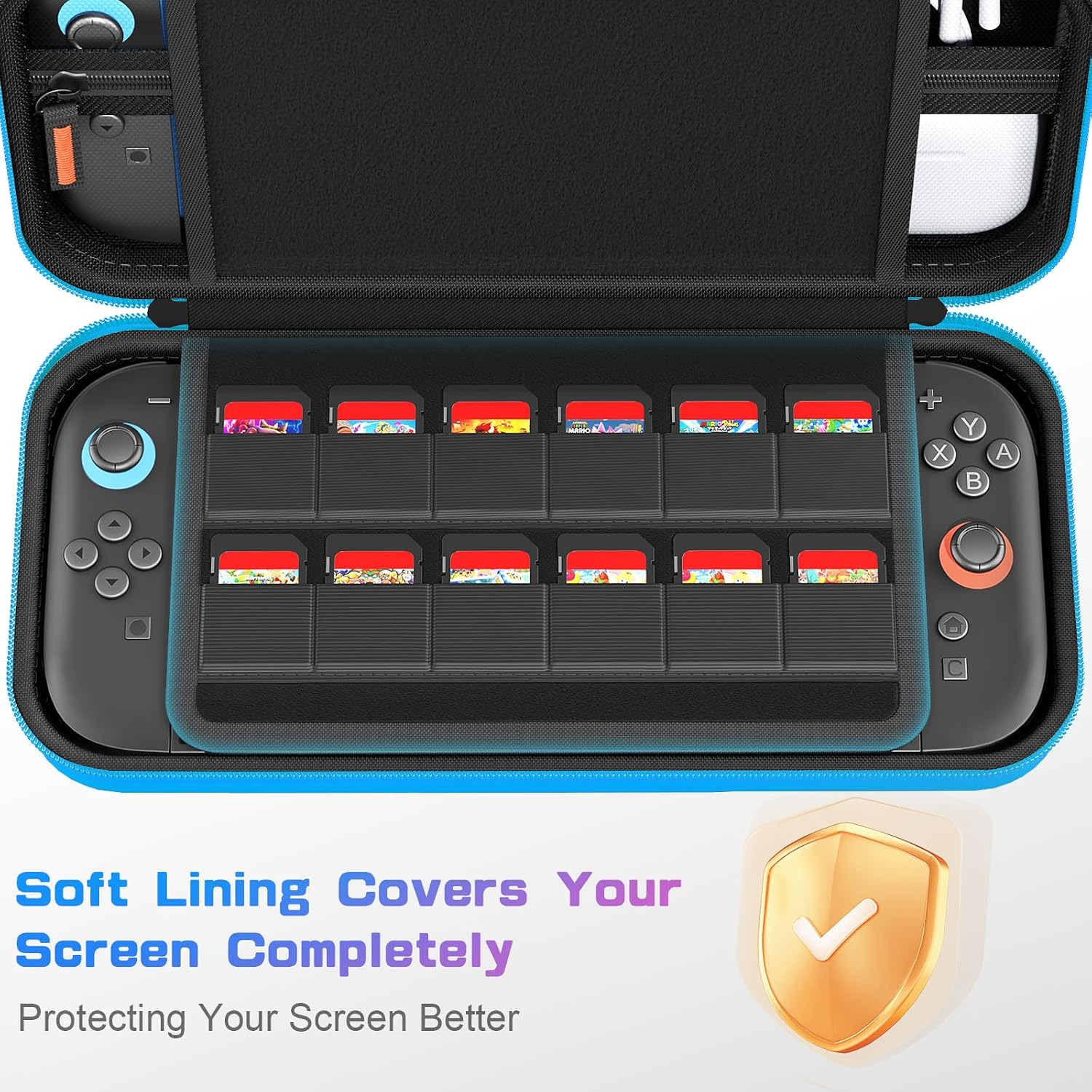 Detalle de daydayup Switch Carrying Case with 24 Slots