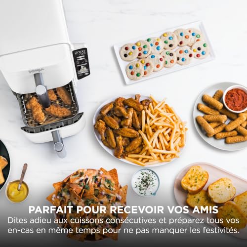 Thumbnail 11 de Ninja Double Stack XL Air Fryer: Friteuse sans huile verticale 9,5 L, blanc