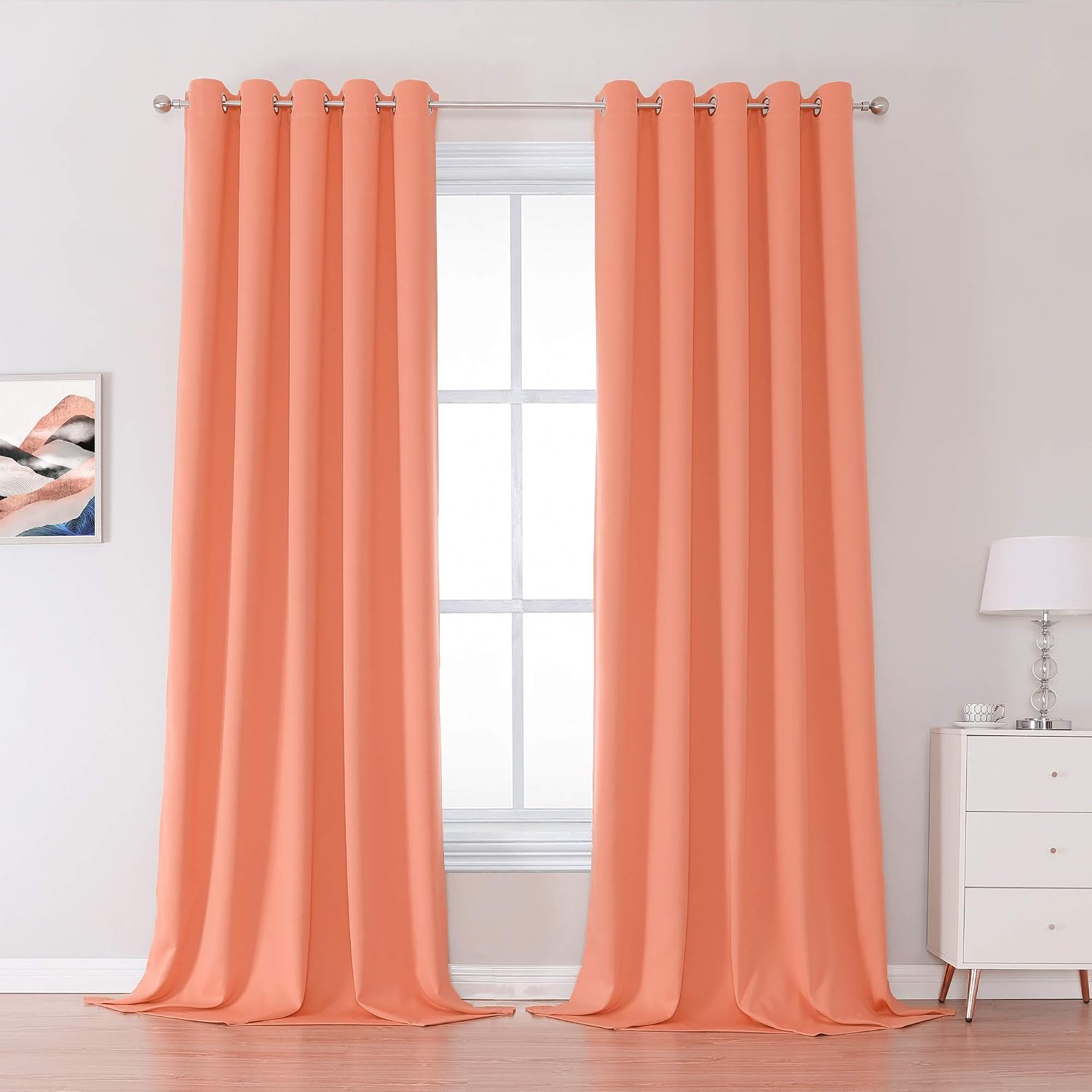 Detalle de DUALIFE Blackout Curtains 108-Inch