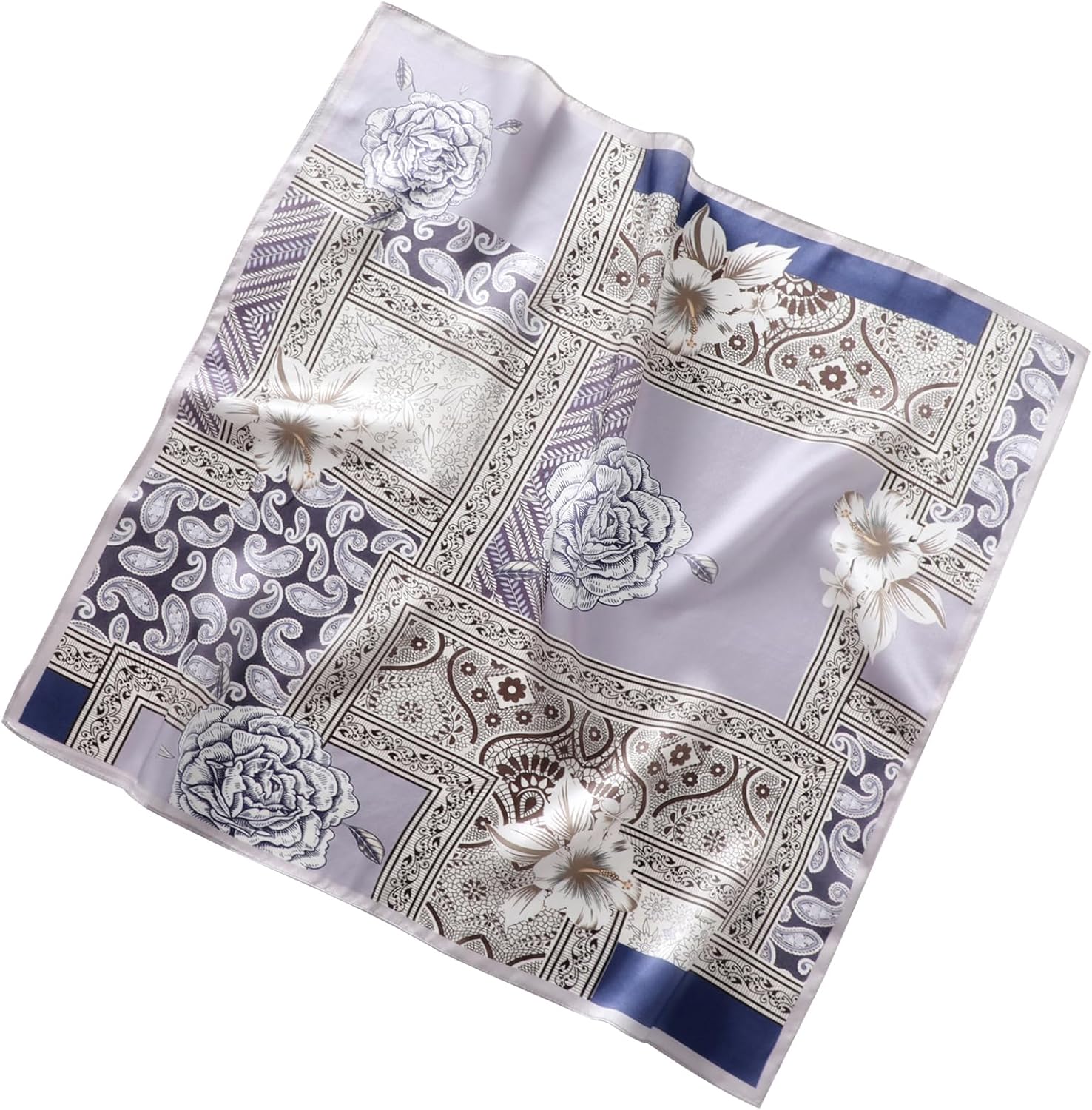 Thumbnail 6 de Foulard en soie de mûrier 66 x 66 cm ⚖