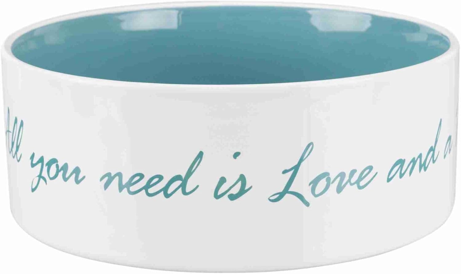 Detalle de Trixie Ceramic Bowl with Paw Prints for Dogs – 1.4 Litre, 20 cm