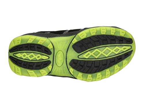 Detalle de Lico Fremont Trekking- & Wanderhalbschuhe Unisex, Grau/Schwarz/Lemon – Größe 37 EU