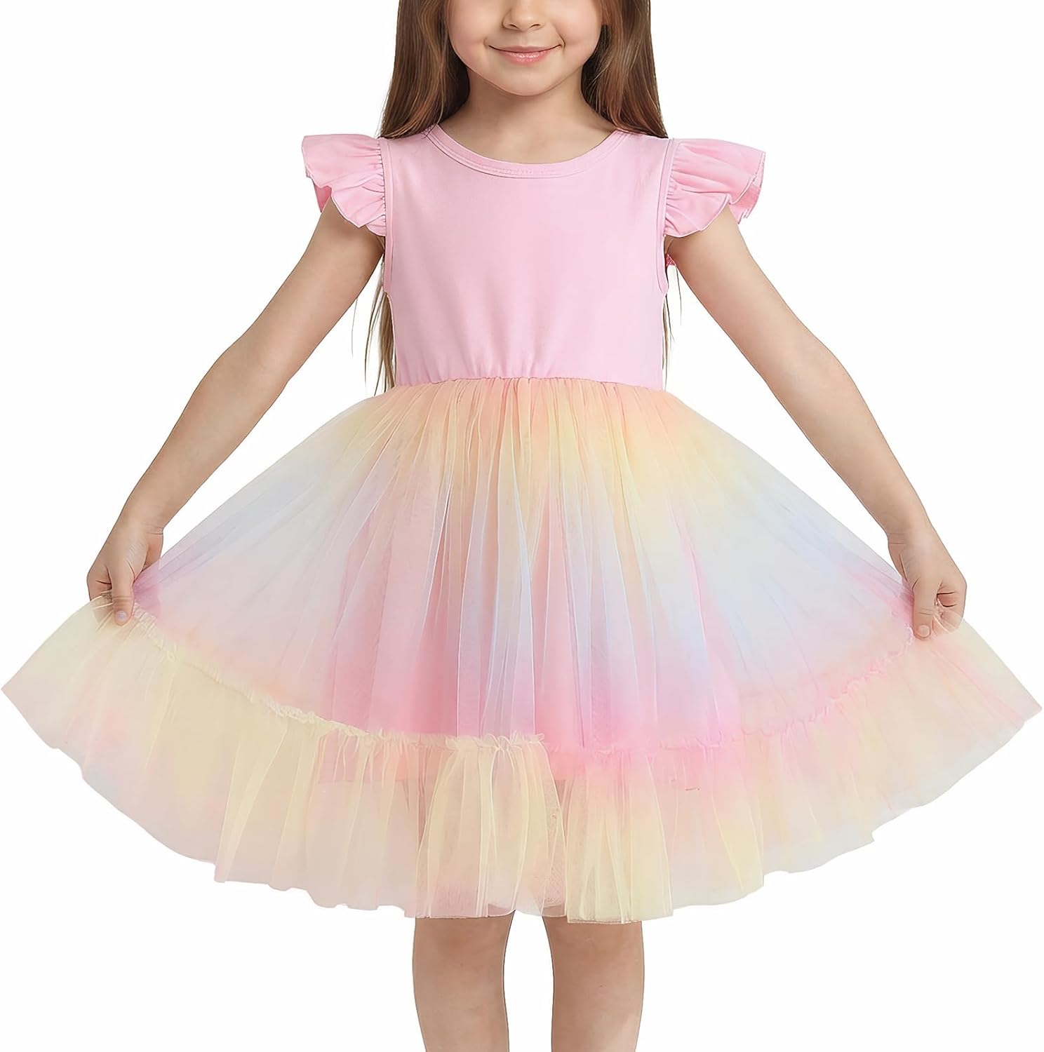 Detalle de Valcatch Girls Princess Tulle Dress 3–8 Years