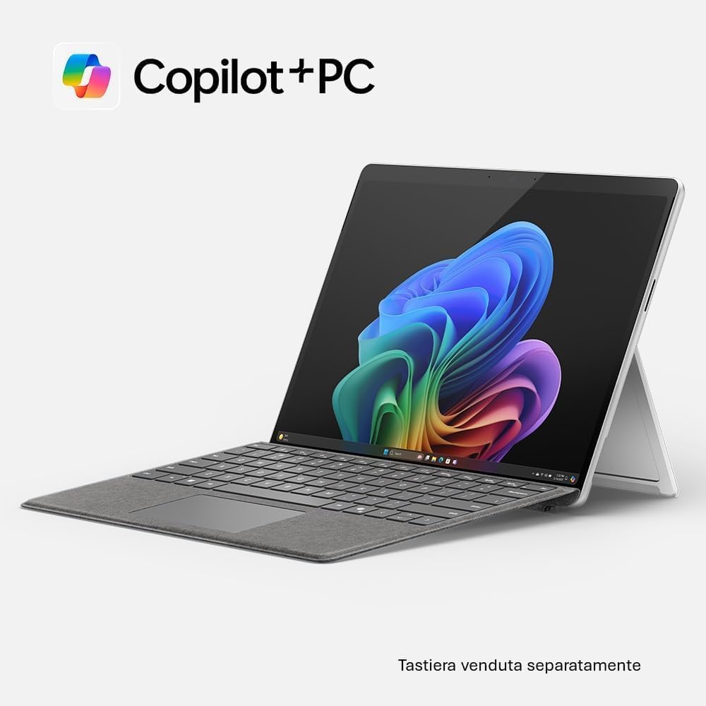 Thumbnail 2 de Microsoft Surface Pro 11ª edizione (Copilot+ PC) 13” OLED Touch, Snapdragon X Elite, 16GB RAM, 1TB SSD – nero (alimentatore non incluso)