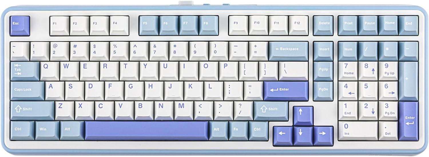Detalle de EPOMAKER TH99 mechanical keyboard 8000mAh ⌨