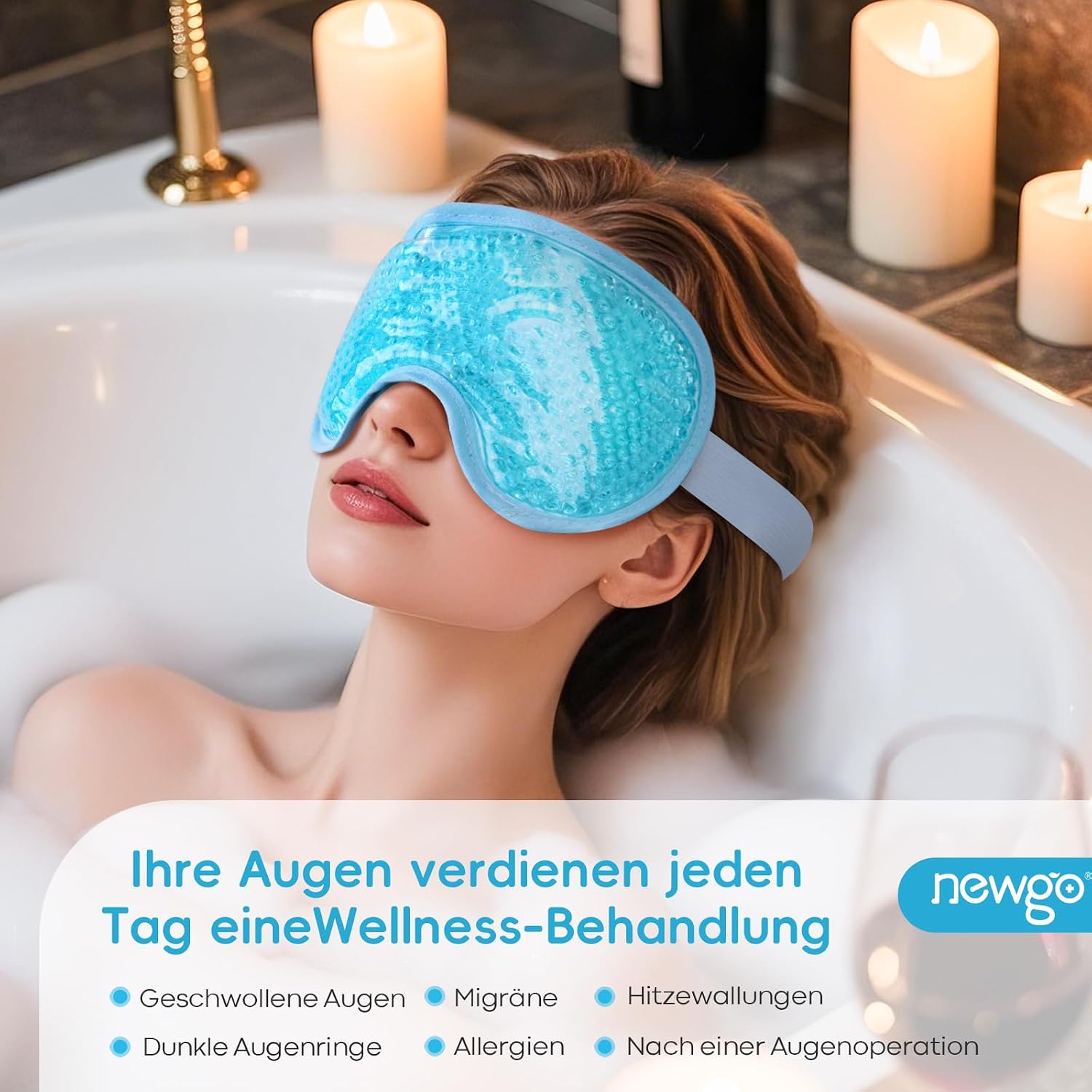 Detalle 2 de NEWGO Augenmaske Kühlend für 20 Min