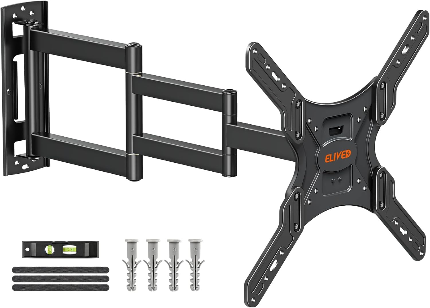 ELIVED EV3017: Supporto da parete per TV a lunga portata 26–60" con braccio estensione di 749 mm
