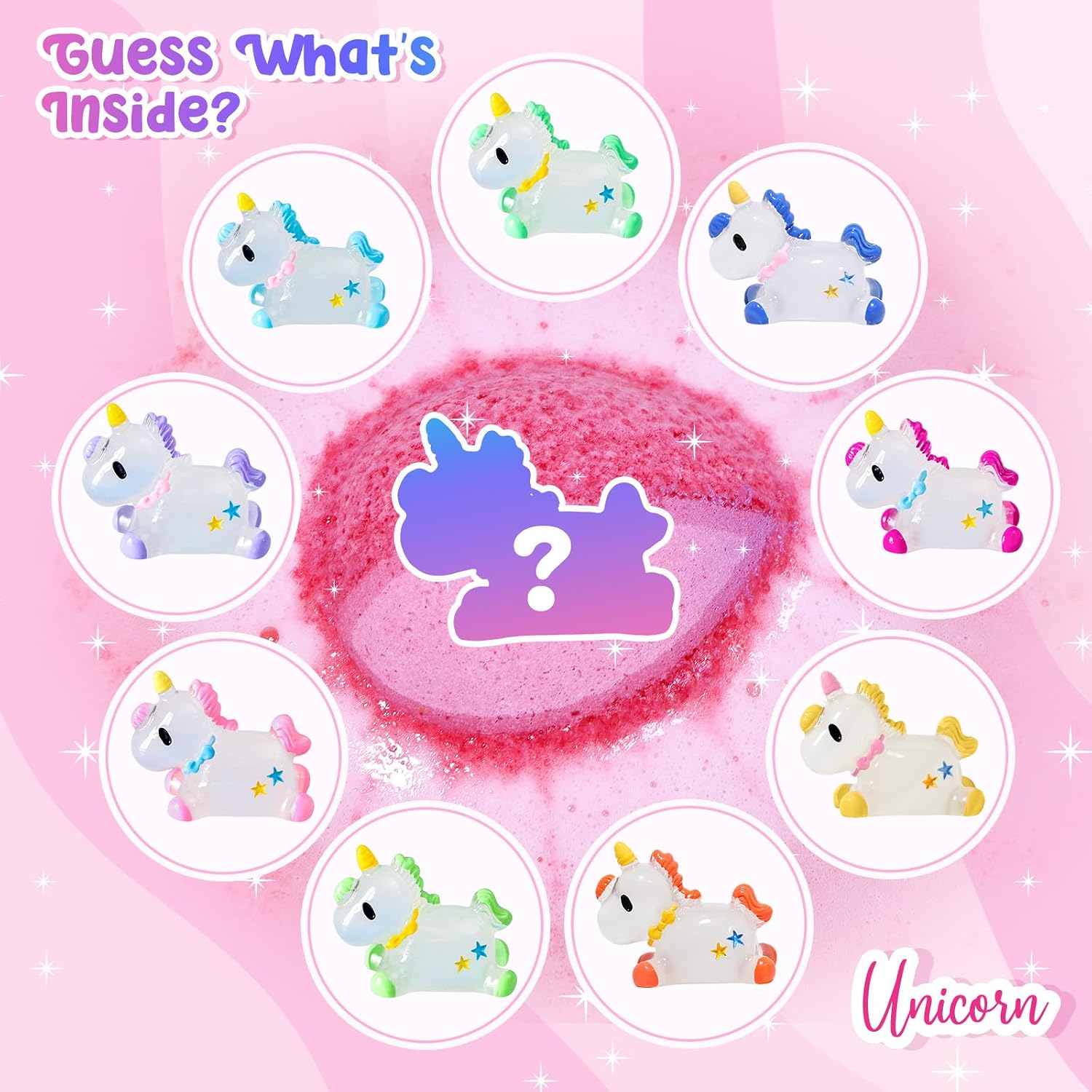 Thumbnail 4 de Bofuoos Unicorn Bath Bombs 9-pack for kids
