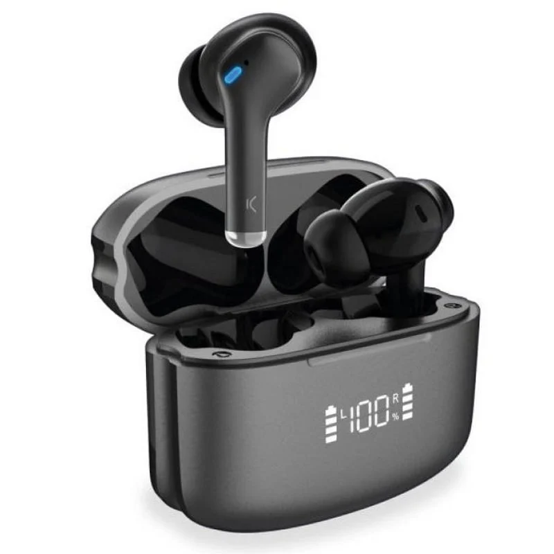 Detalle de Ksix Noise Cancel 3: Auriculares Inalámbricos con ANC, ENC y modo Transparencia