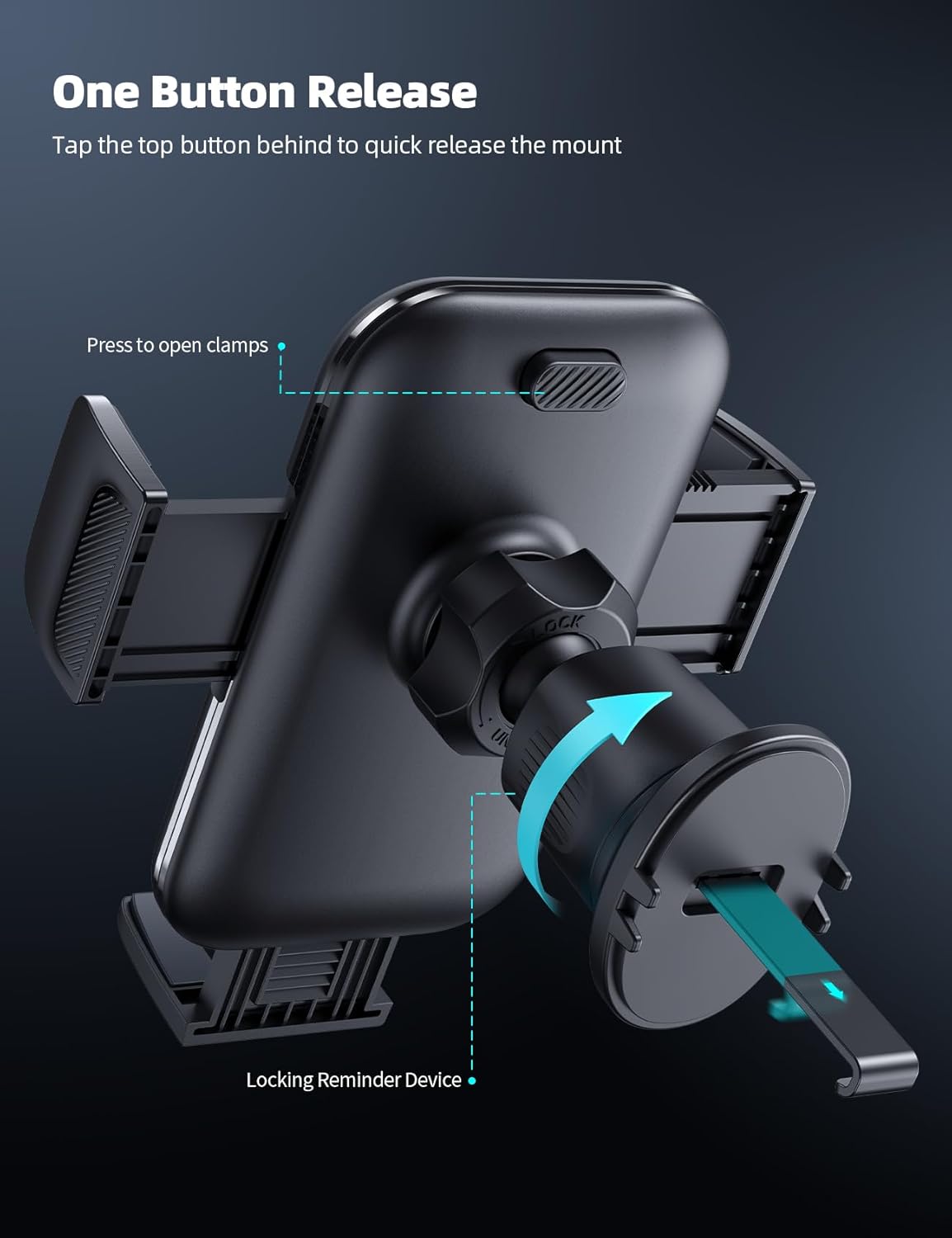 Thumbnail 5 de Lamicall 2025 Car Phone Holder with 1 Hook