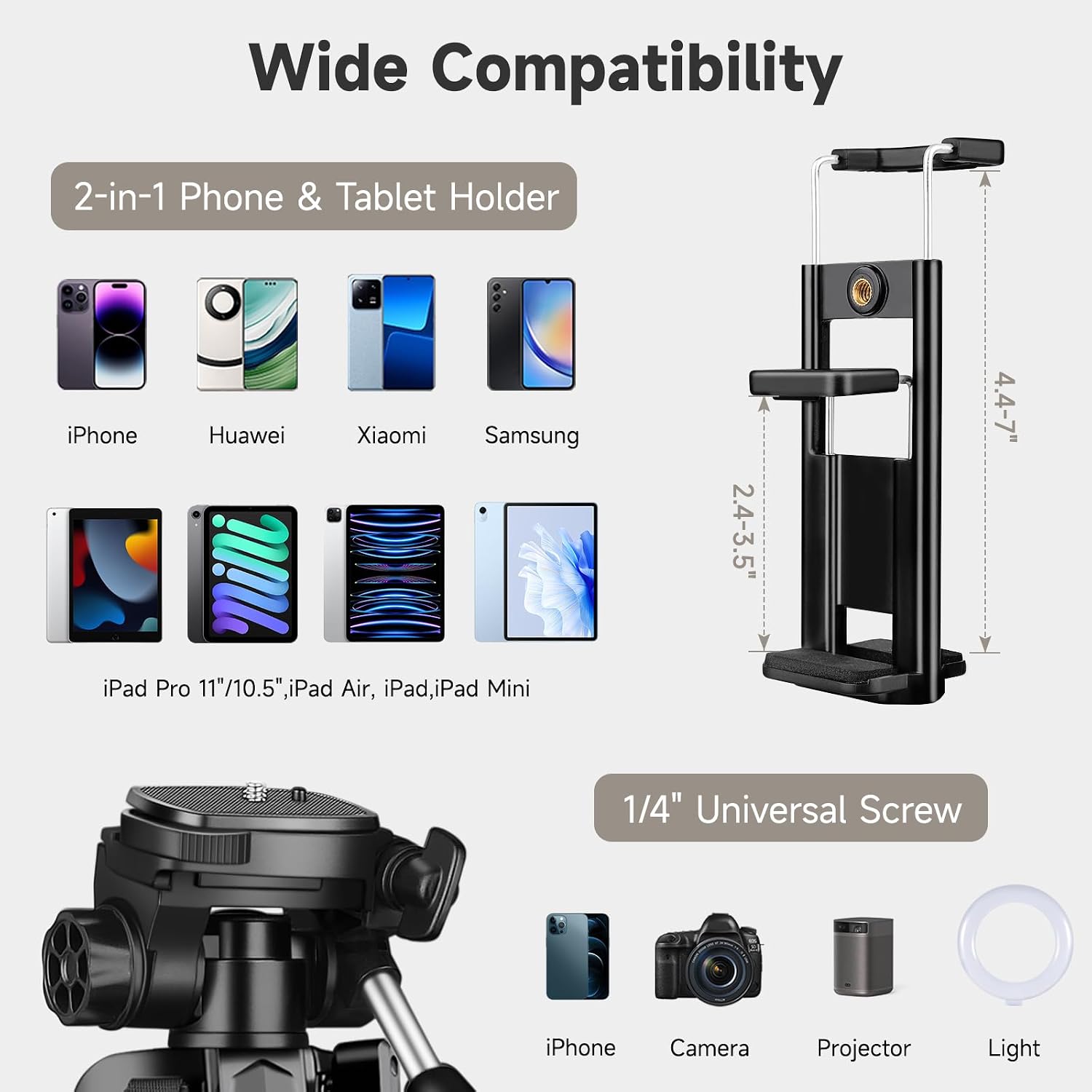 Thumbnail 1 de JOILCAN Kamera Stativ 173 cm für Smartphones