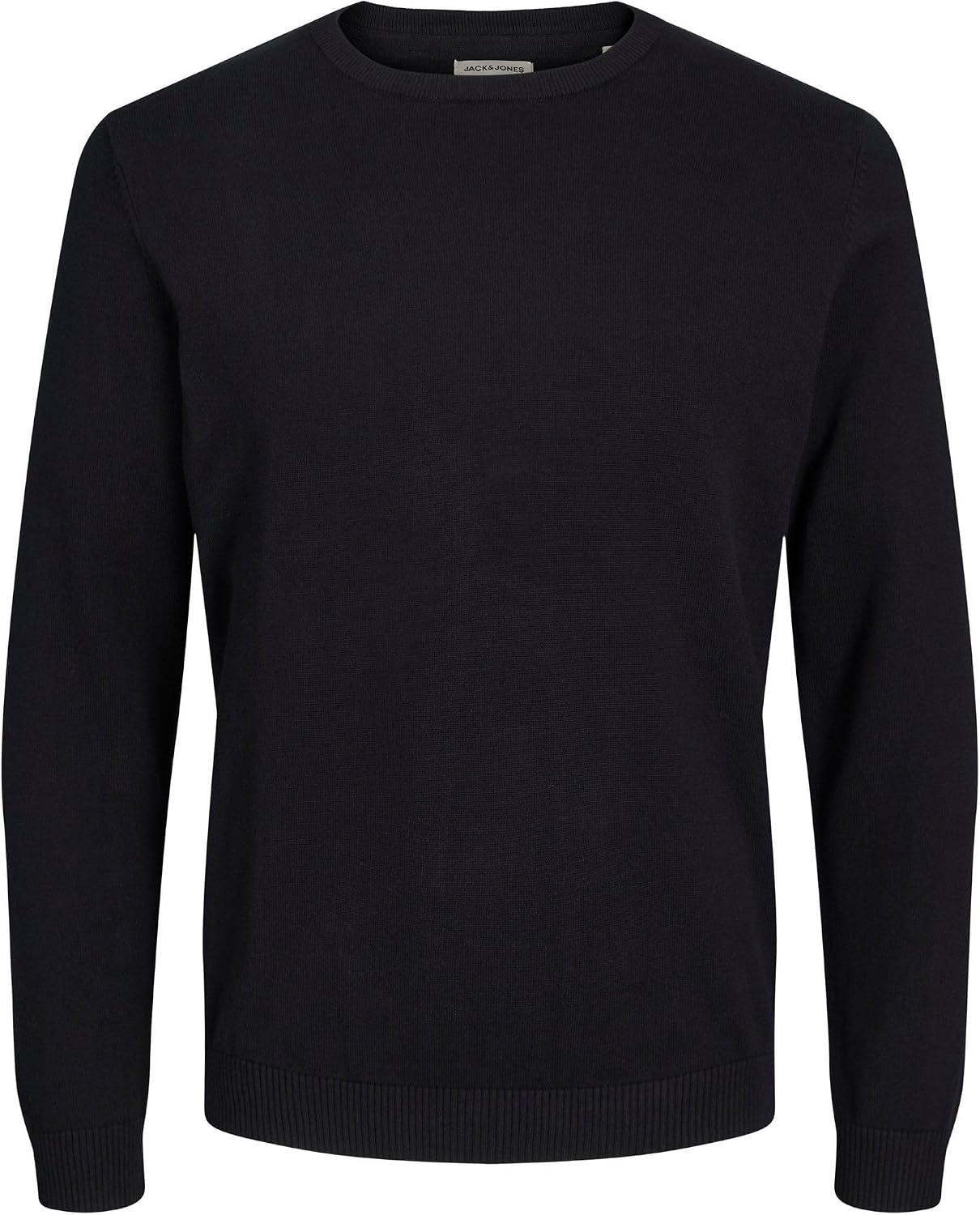 Detalle de JACK & JONES Jjebasic Knit Crew Neck NOOS: maglione girocollo in cotone organico