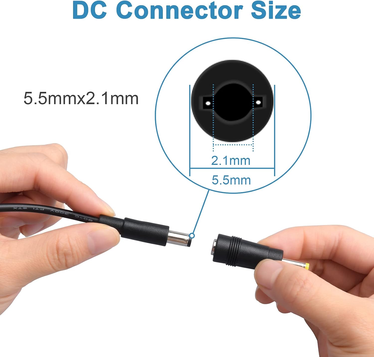 Thumbnail 1 de Etopgo 5V 2A Universal AC to DC Power Supply (with 7 DC connectors) for LED strips, TV boxes and more
