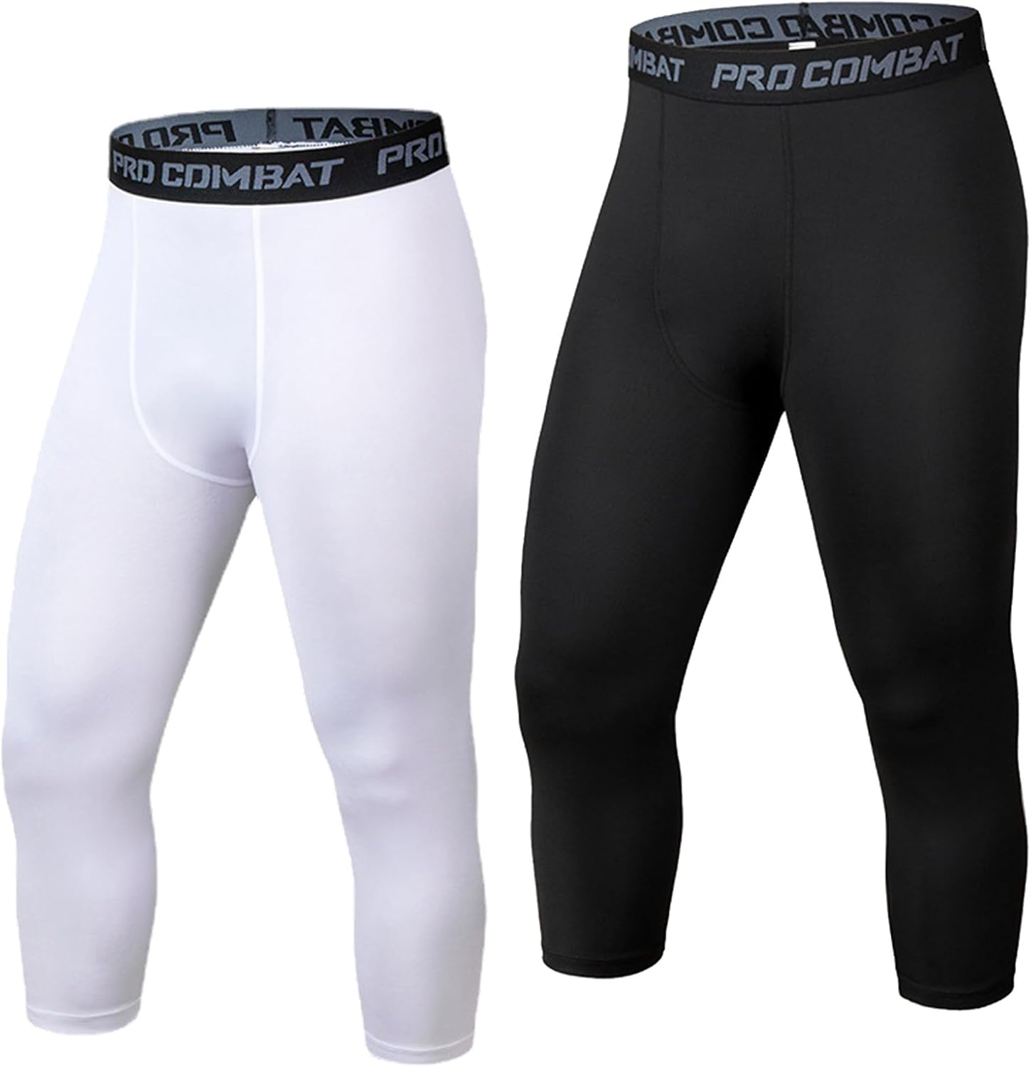 Thumbnail 6 de HULG Kompressionshose Herren – 3/4 Sport-Leggings für Training, Laufen und Freizeit