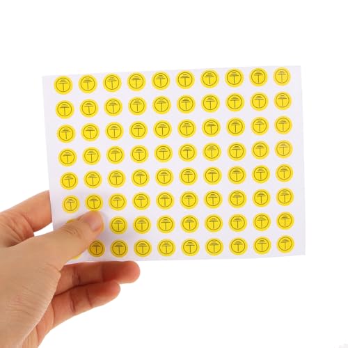 Thumbnail 7 de Gatuida Erdungsaufkleber Vinyl 800 Stück 1x1 cm – klare Erdungskennzeichnung für Elektroinstallationen