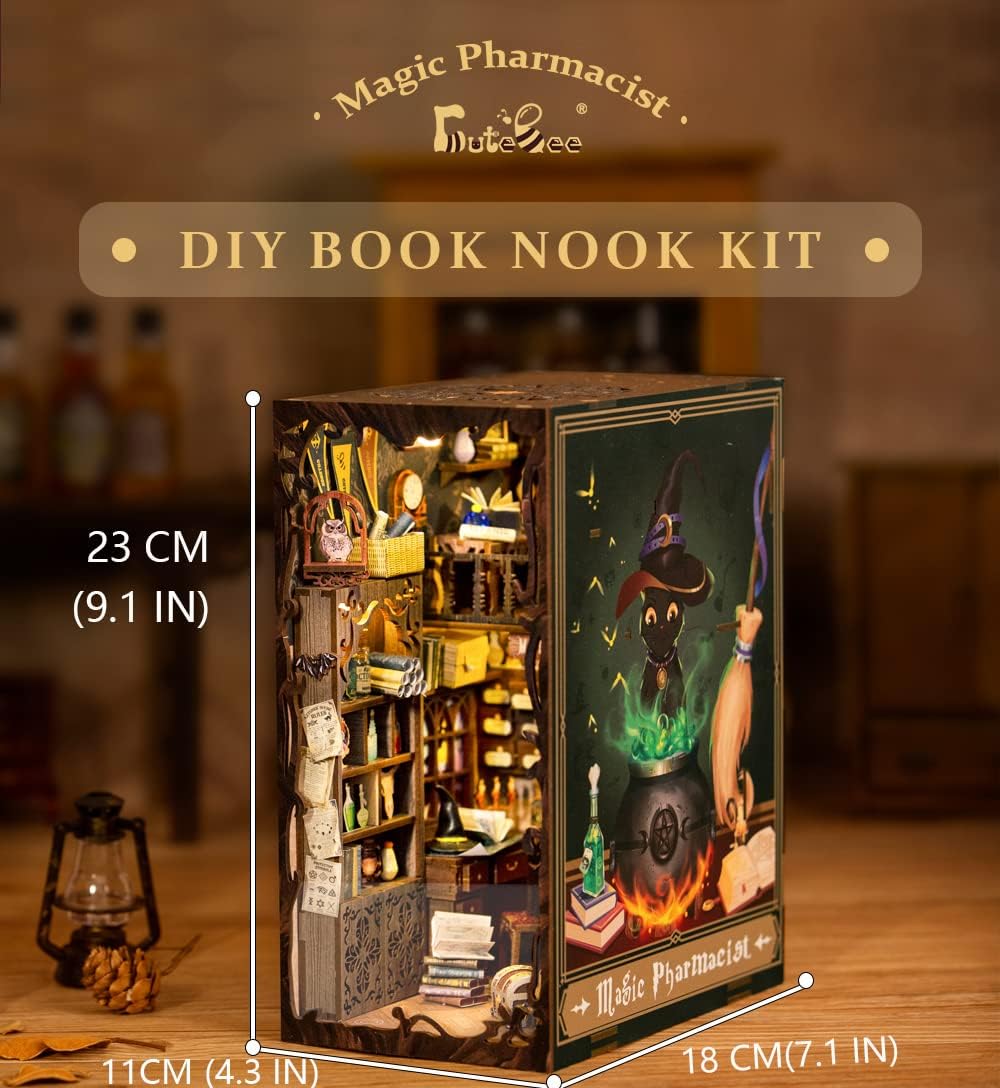 Thumbnail 2 de CUTEBEE Book Nook Kit 3D Casa delle Bambole