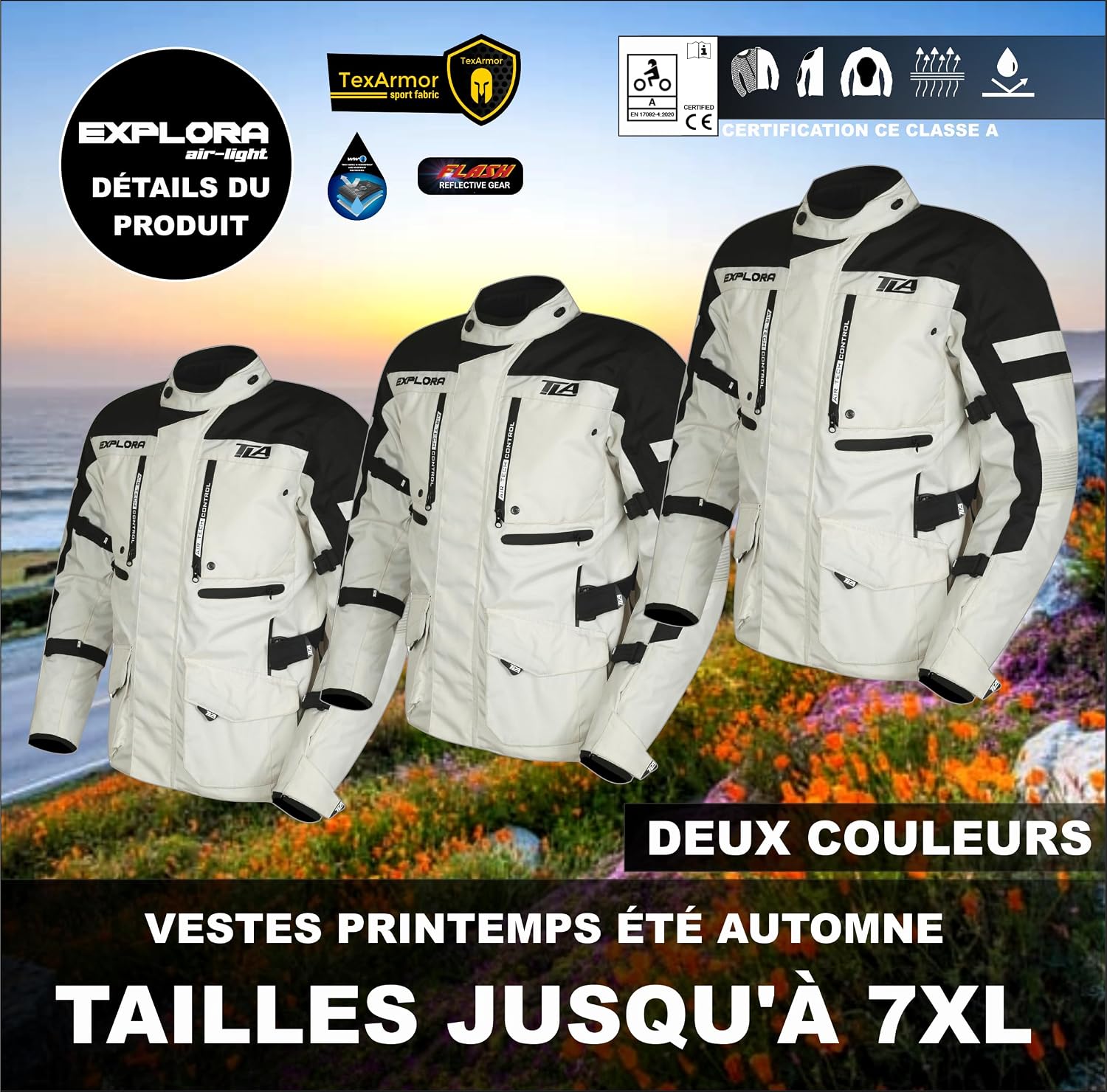 Thumbnail 5 de TLA Racing EXPLORA LIGHT – kurtka motocyklowa z ochraniaczami CE klasy A