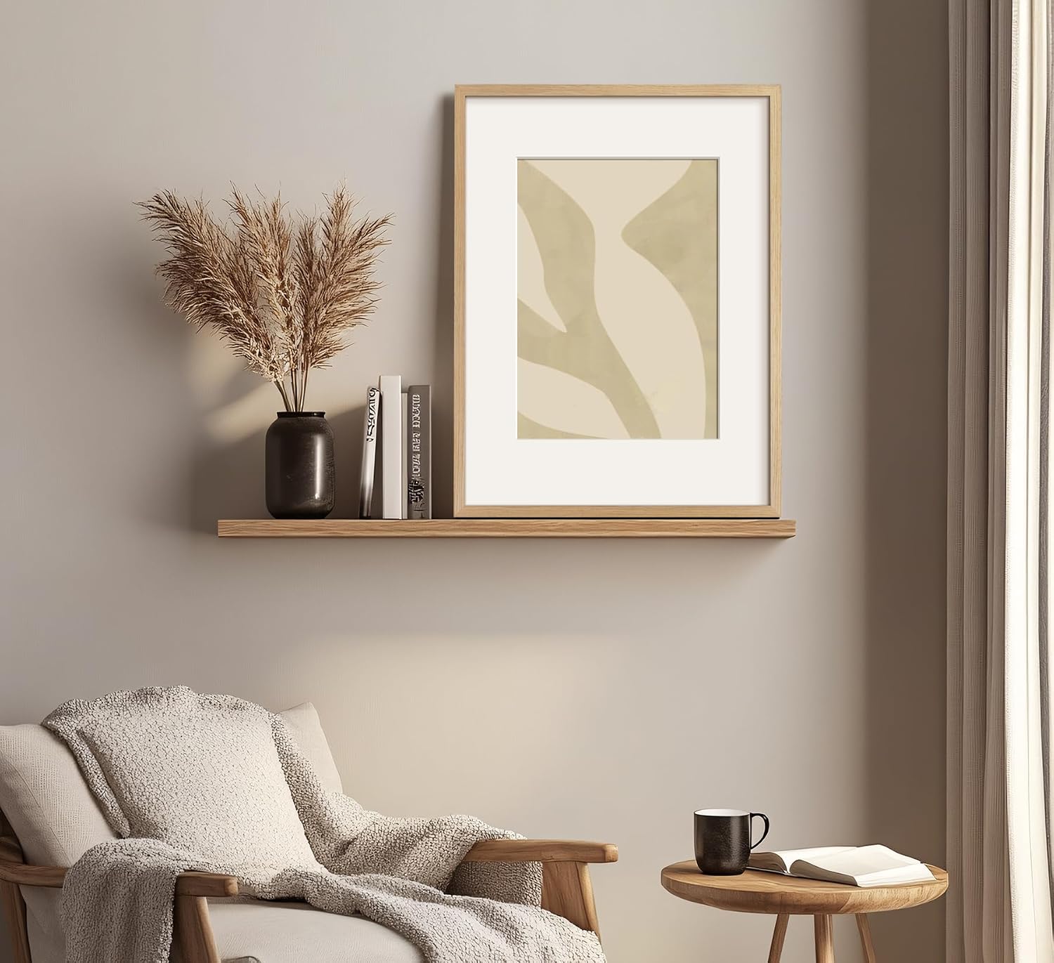 Thumbnail 4 de Yaetm 16x20 Oak Frame matted to 11x14, 4-pack 🖼