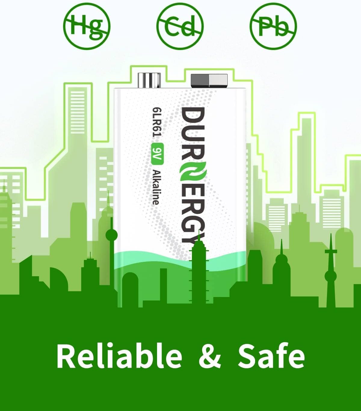 Thumbnail 6 de DURNERGY 9V Batteries 8-Pack ⚡