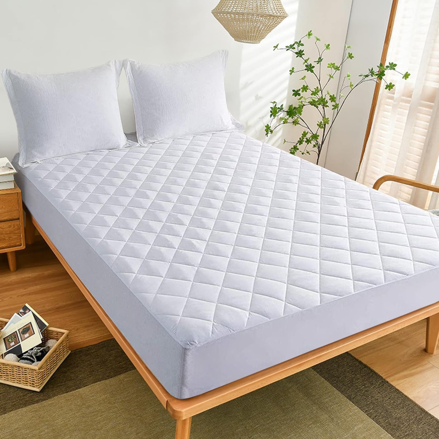 Thumbnail 4 de My Home Store Double mattress protector 30cm