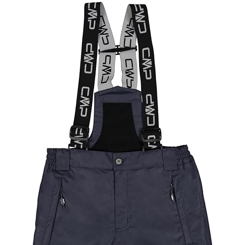 Detalle de CMP Kinder-Latzhose zum Skifahren, Schwarz-Blau, Größe 128 mit Clima Protect