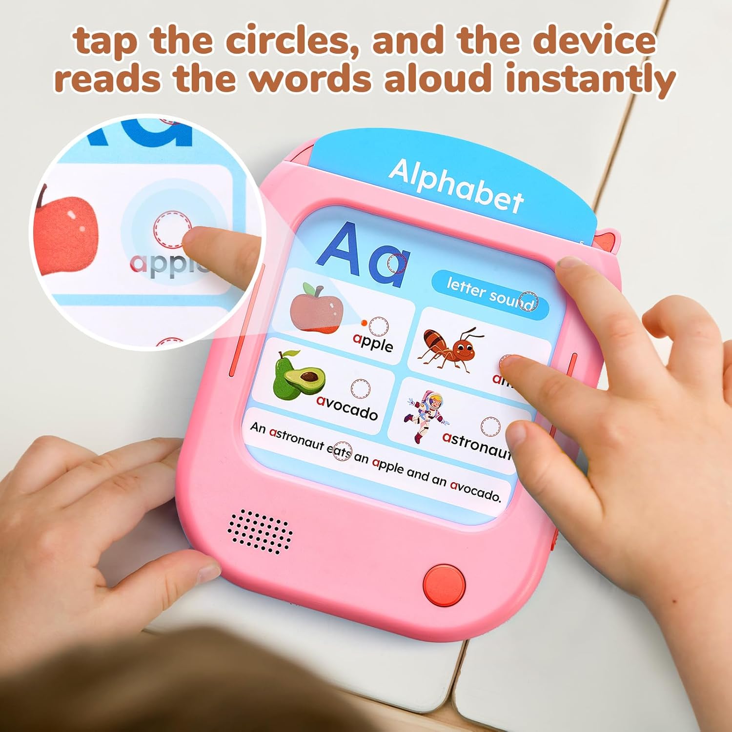 Thumbnail 2 de JoyCat Kids Learning Tablet: 156 Tap-to-Read Flash Cards for Ages 2–6