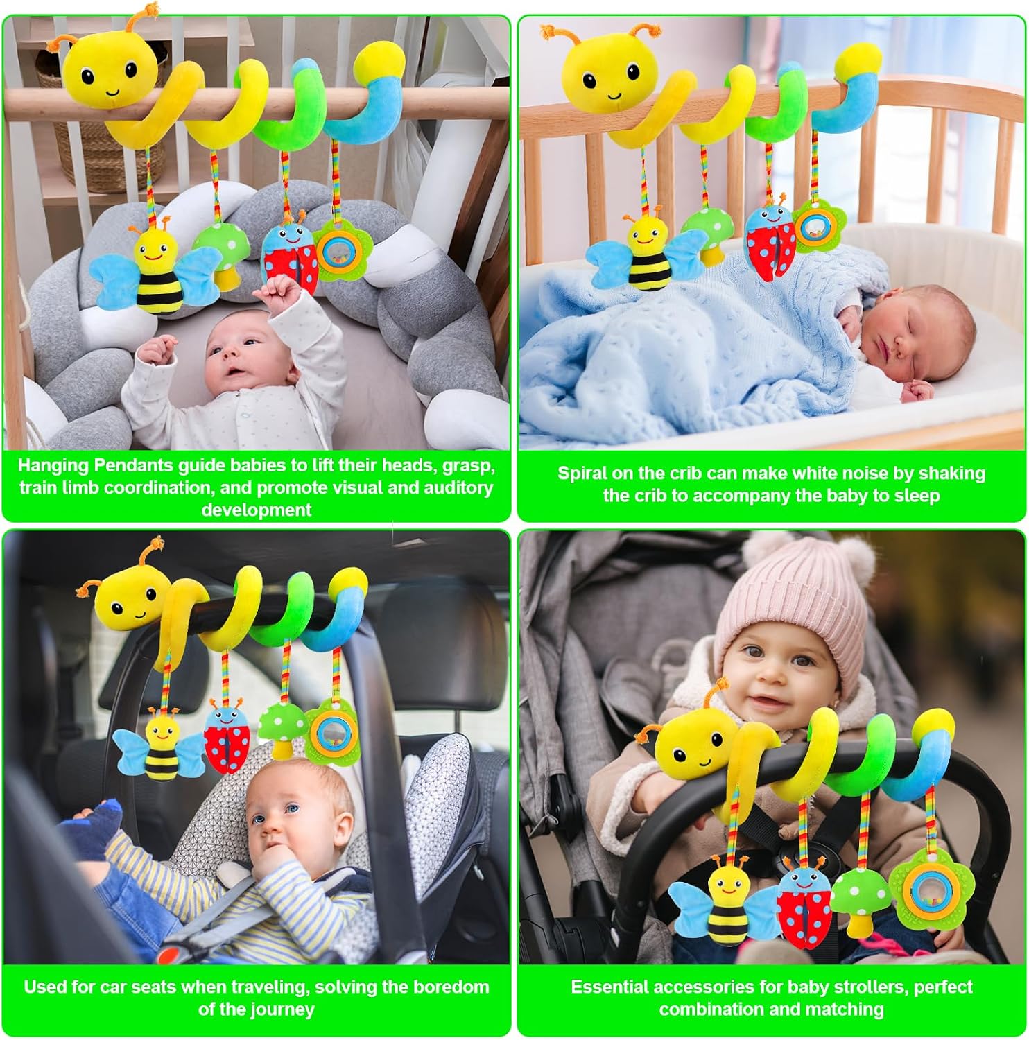 Thumbnail 3 de FPVERA Car Seat Toys 25.6 in baby play