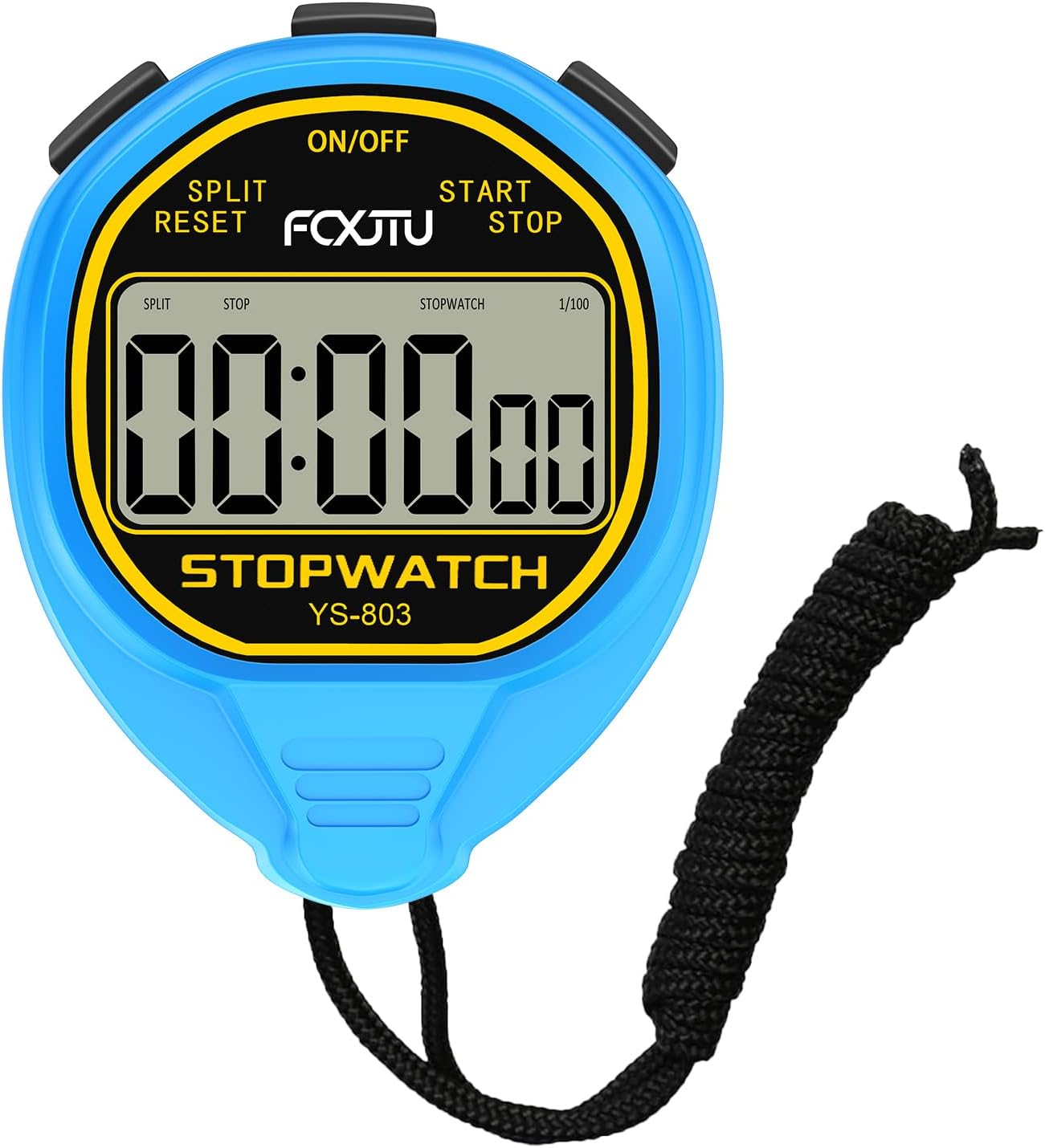 Detalle de FCXJTU digitale wasserdichte Stoppuhr (IPX7) für Schwimmtraining – geräuschlos, großes Display