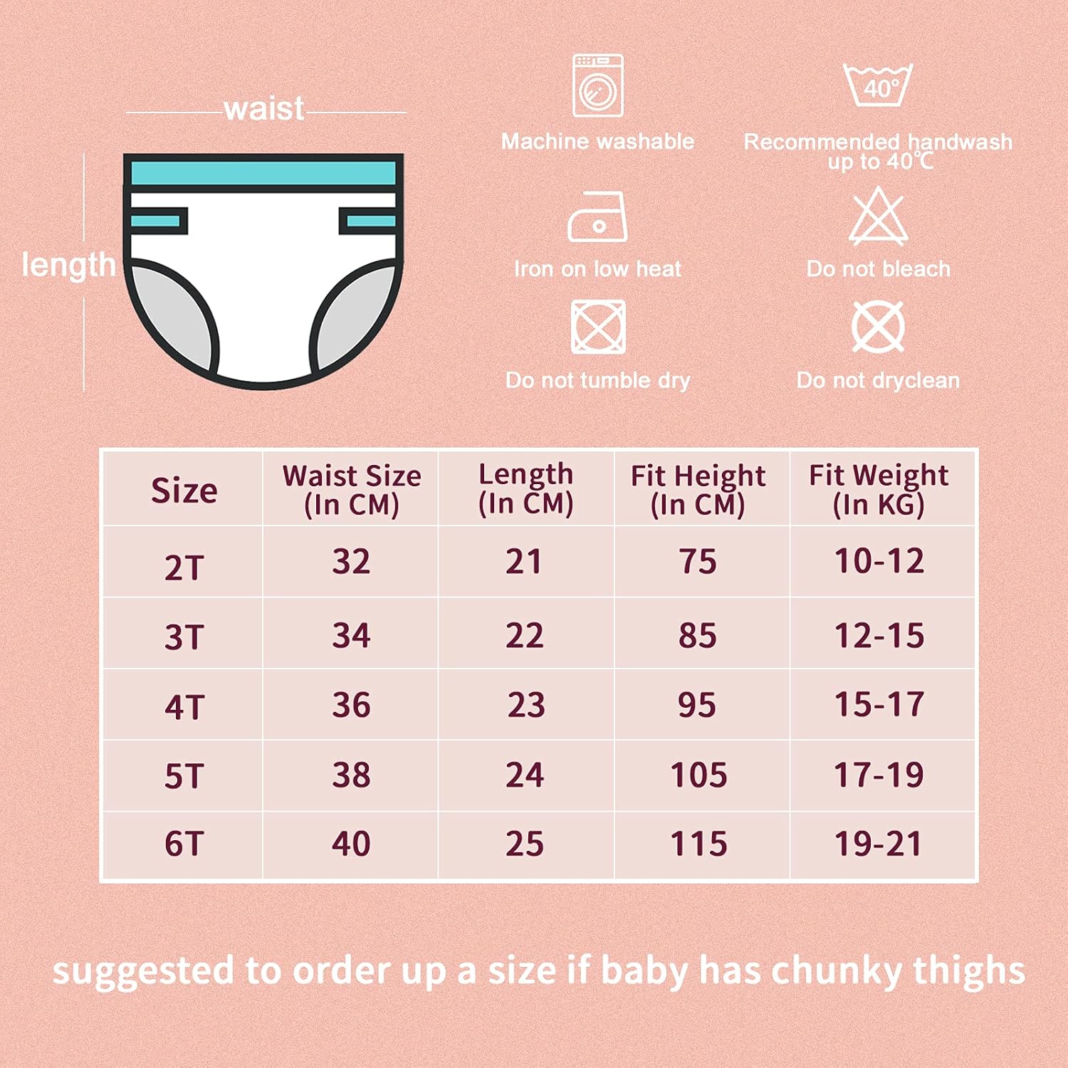Thumbnail 5 de FLYISH DIRECT Girls Potty Training Pants Cotton – 8 Pairs, Purple Mermaid