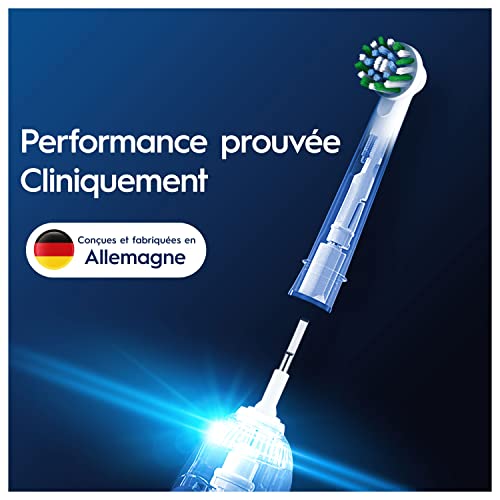 Thumbnail 7 de Oral-B Brossettes de Rechange Cross Action (lot de 8, Blanches) — compatibles avec les brosses électriques Oral-B