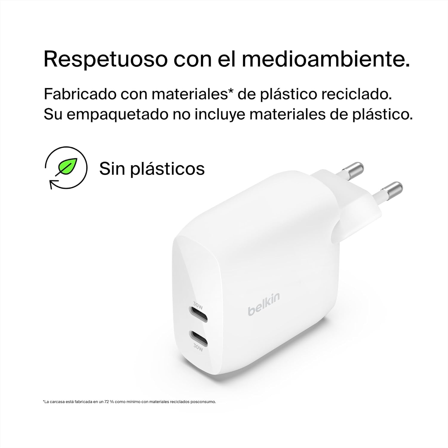 Detalle 2 de Belkin BoostCharge 60 W cargador USB-C PPS